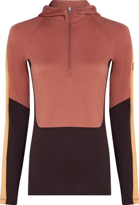 Actual product image Icebreaker Women's 200 Sonebula L/S Half Zip Hood (M)