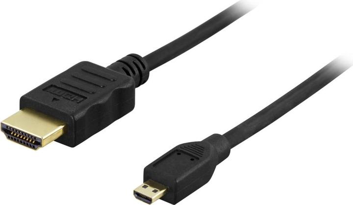 Produktbild Deltaco HDMI-1033 - 3 m - HDMI Typ D (Mikrofon) - HDMI Typ A (Standard) - 10,2 Gbit/s - Schwarz (3 m, HDMI)