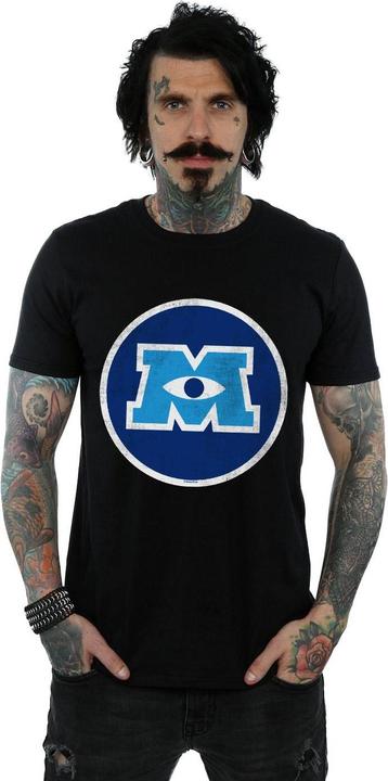 Actual product image Disney Mens Monsters University Monster Emblem T-Shirt (S)