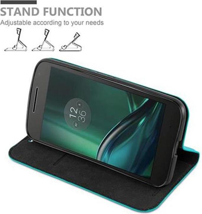 Produktbild Cadorabo Book Invis. Magnet Hülle (Motorola Moto G4, Motorola Moto G4 Plus)