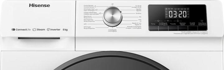 Produktbild Hisense WFQA8014EVJMW (8 kg, Links)