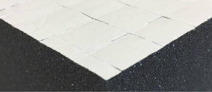 Immagine prodotto Feldherr ACBU090S - Cubo di schiuma a griglia 1000 mm x 500 mm x 90 mm autoadesivo - Rasterwe (Materiale sintetico)