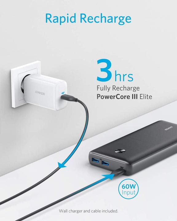Produktbild Anker 737 (PowerCore 26K) (25600 mAh, 60 W, 94.72 Wh)