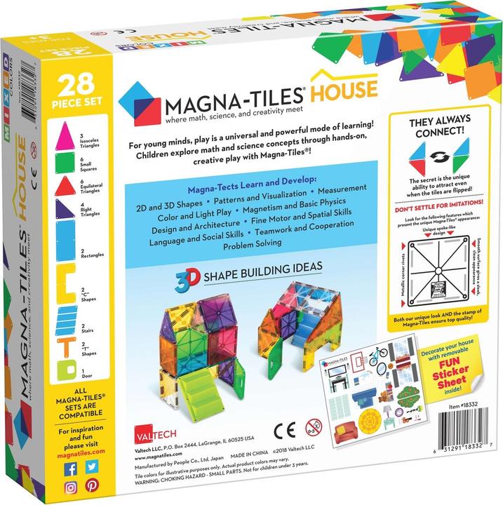 Immagine prodotto Magna-Tiles Set di case (28 pezzi)
