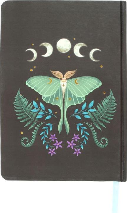 Something Different Cahier A5 Moth (A5, À rayures, Couverture rigide)