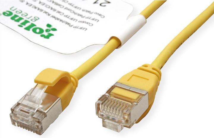 Actual product image Roline U/FTP patch cable Cat.6A (Class EA), LSOH, slim (U/FTP, CAT6a, 5 m)