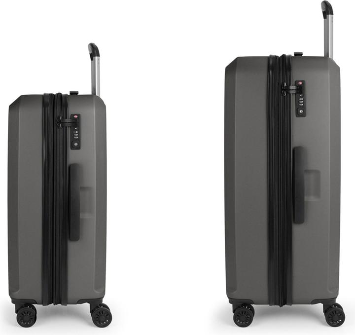 Immagine prodotto Gabol Set di valigie Montreal a 4 ruote, 2 pezzi con piega ad espansione (181 l, XL (da 115l))