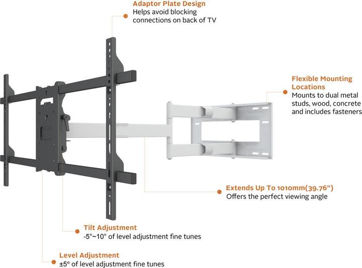 Produktbild Multibrackets M Universal (Wand, 75", 40 kg)