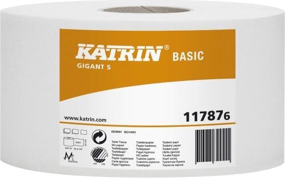 Actual product image Katrin Toilet paper 117873 basic gigant s pack of 12 rolls