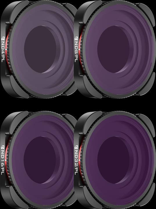 Actual product image Freewell GoPro Hero13 Black Filters Bright Day - 4Pack ND4/PL, ND8/PL, ND16/PL, ND32/PL (Hero 13 Black)