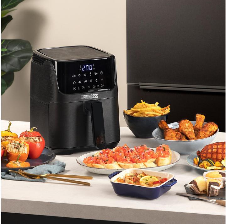 Actual product image Princess Heissluft-Fritteuse 3.5 l, Detailfarbe: Schwarz