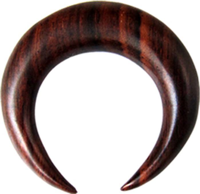 Actual product image Star Piercing Expanding sickle made of sonowood (without brass, Organic)