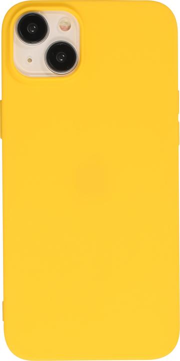 Actual product image PhoneLook Coque Silicone Mat jaune (Apple iPhone 15)