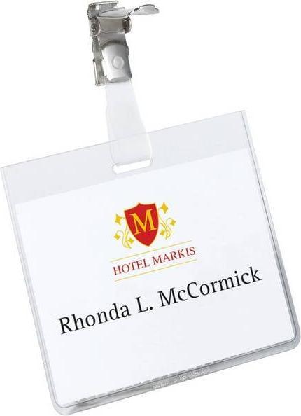 Image du produit Durable Pince pour porte-nom 90 x 60 mm