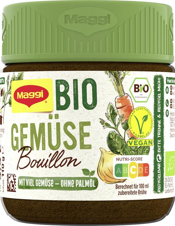 Actual product image Maggi Organic Vegetable Bouillon in a Jar, Yields 5,5 L (5500 ml)