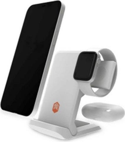Image du produit STM ChargeTree Go Casque, Smartphone, Smartwatch, Montre Blanc Chargement sans fil USB Intérieur (20 W)