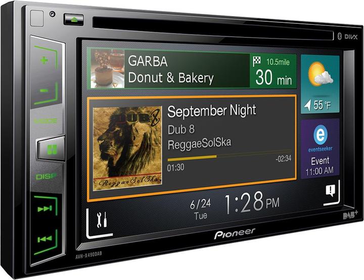 Produktbild Pioneer AVH-X490DAB inkl. DAB-Antenne