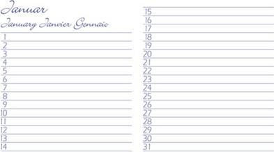 Immagine prodotto Calendario Compleanno Vuoto A4 (21 x 29,7 cm, Copertina rigida, Tedesco)