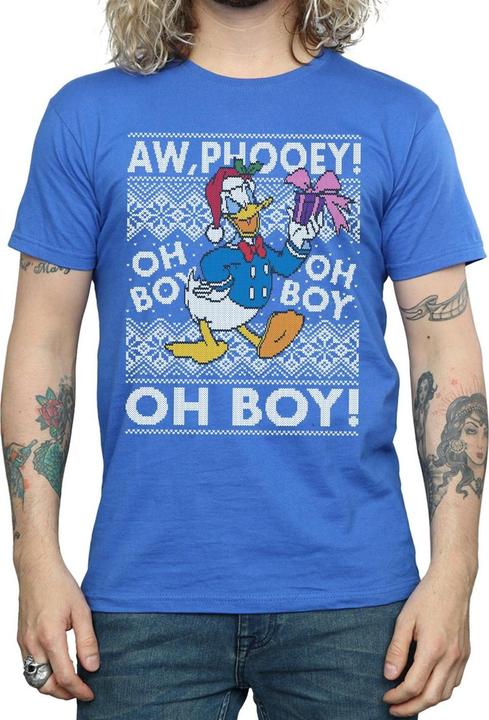 Image du produit Disney - T-shirt DONALD DUCK CHRISTMAS FAIR ISLE - Homme (XXL)