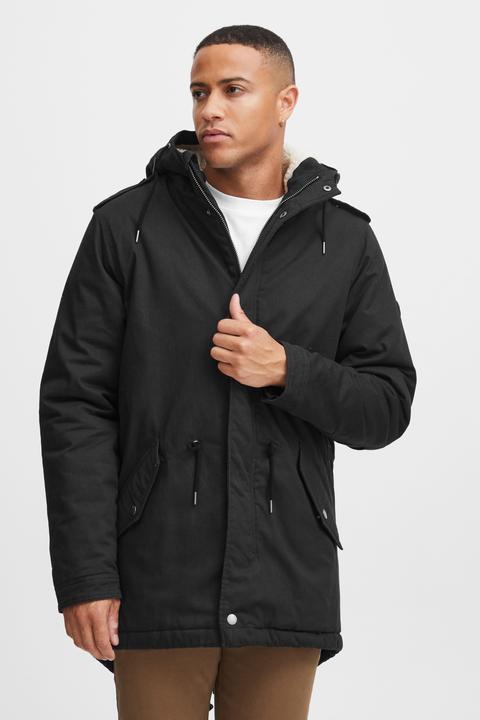 Actual product image Solid Darnell Men's Parka Outdoor Jacket Winter Coat With Teddy Fleece With Hood Made Of 100% Cotton (S)