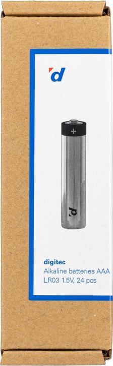 Actual product image Digitec AAA Alkaline (24 pcs., AAA, 1270 mAh)