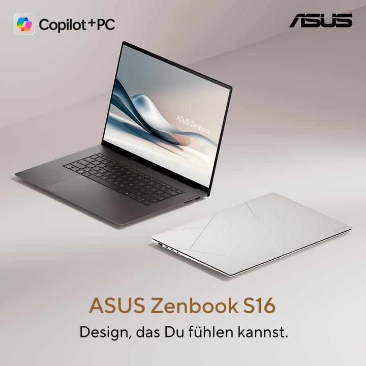 Produktbild ASUS Zenbook S 16 (16", AMD Ryzen AI 7 350, 24 GB, 1000 GB, DE)