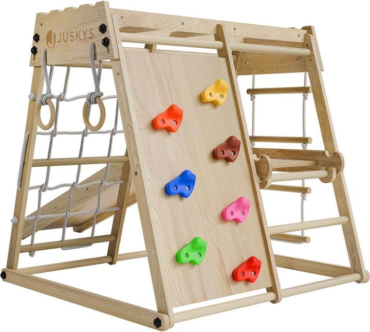 Actual product image Juskys Klettergerüst mit Rutsche