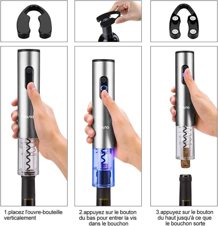 Immagine prodotto Flauno Elektrischer Korkenzieher (Cavatappi elettrico)