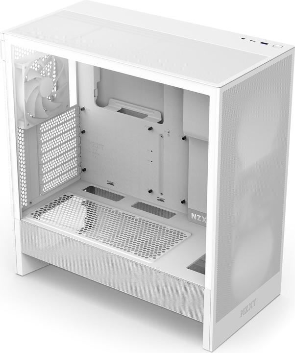 Produktbild NZXT H5 Flow ( 2024 ) (weiss, Tempered Glass) (ATX, mATX, E-ATX, Mini-ITX)