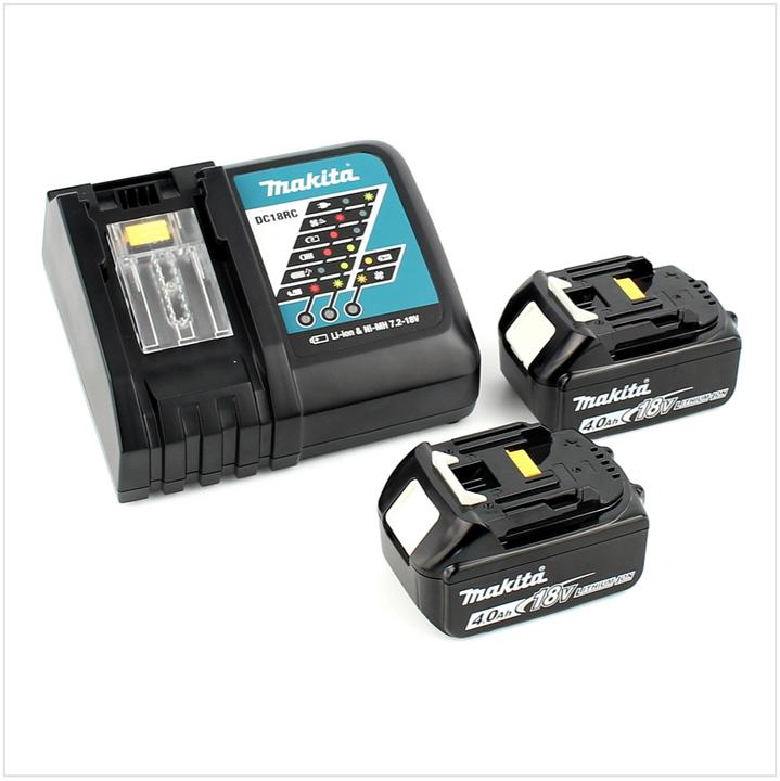 Produktbild Makita DDF 451 RMJ Akku Bohrschrauber 18V 80Nm + 2x Akkus 4,0Ah + Ladegerät im Makpac (Akkubetrieb)
