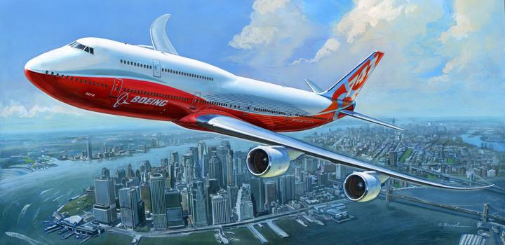 Immagine prodotto Carson 1:144 Aereo passeggeri Boeing 747-8