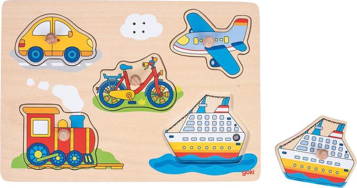 Goki Sound puzzle means of transport (5 pieces)