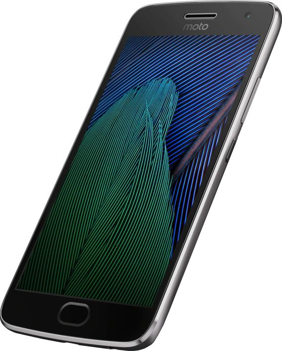 Actual product image Motorola Moto G5 Plus (32 GB, Lunar Gray., 5.20", Dual SIM + SD, 12 Mpx, 4G)