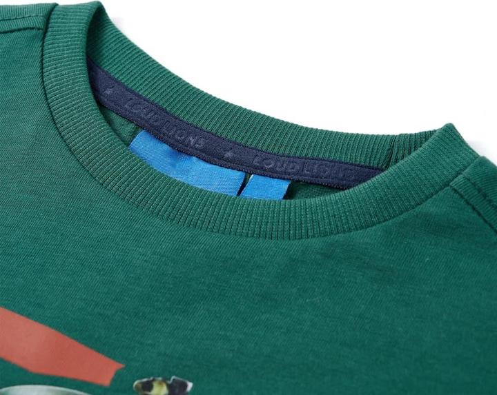 Produktbild VidaXL Kinder-Langarmshirt Grün 92,Material: 100 % Baumwolle,Farbe (92)