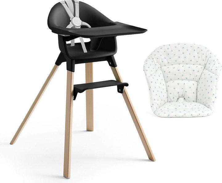 Image du produit Stokke Chaise haute Clikk avec coussin d'assise (Chaise haute)
