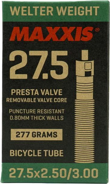 Actual product image Maxxis Welter Weight Tubular 27.5x2.5/3.0" (Presta (SV), 27.5", 36 mm)
