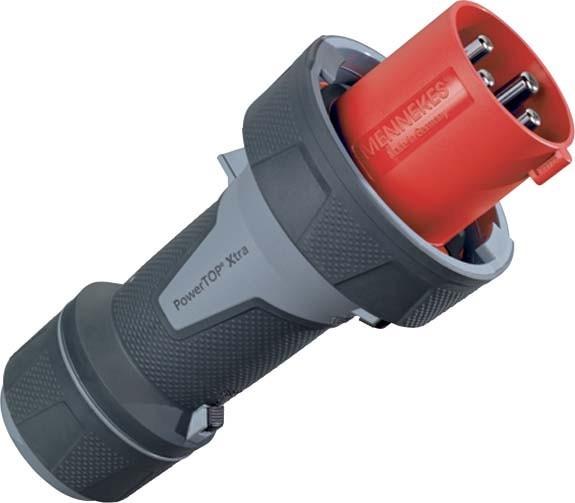 Actual product image Mennekes MEN 13206 PowerTOP Xtra 63A 4P 6H 400V IP67 CEE plug network