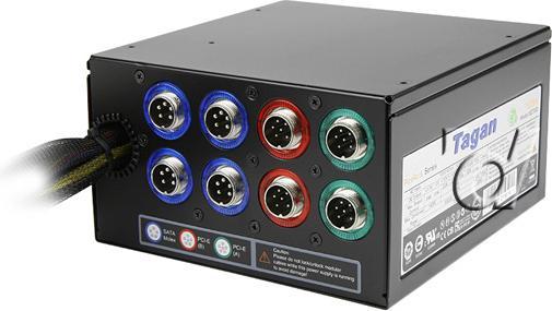 Actual product image Tagan PipeRock TG600-BZ, 600W, ATX2.2, Modular (600 W)