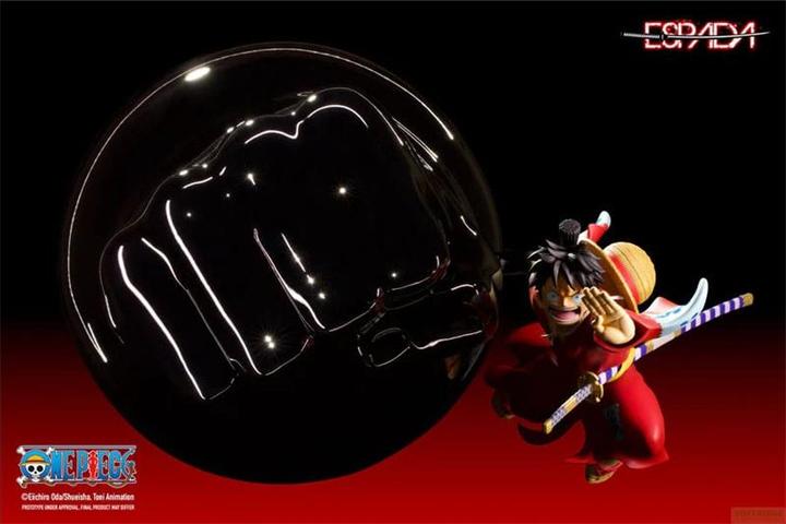 Actual product image Espada One Piece "Monkey D. Luffy" 1/8 PVC Wall Statue