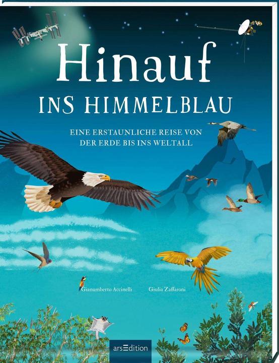 Produktbild Hinauf ins Himmelblau (Deutsch, Giulia Zaffaroni, Andreas Jäger, Gianumberto Accinelli, 2024)