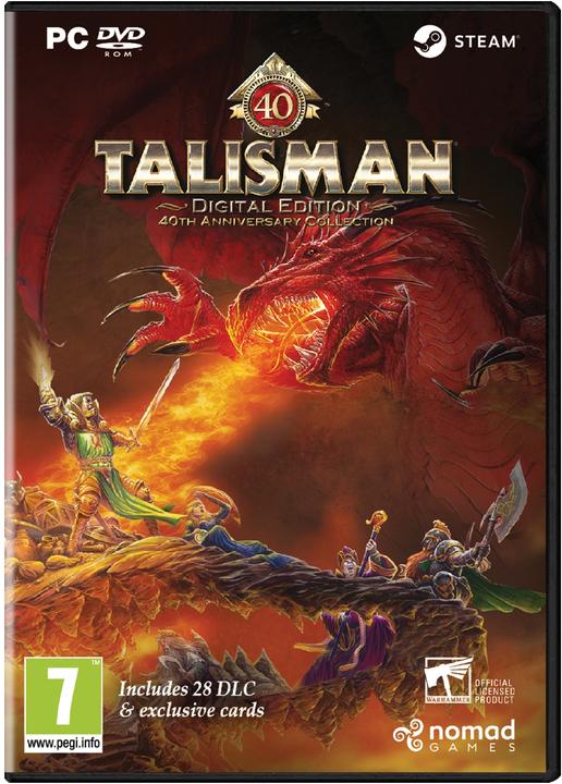 Actual product image Nomad Games Talisman (40th Anniversary Edition Collection) (Code in a Box) - Windows - Strategy - PEGI 7 (PC)