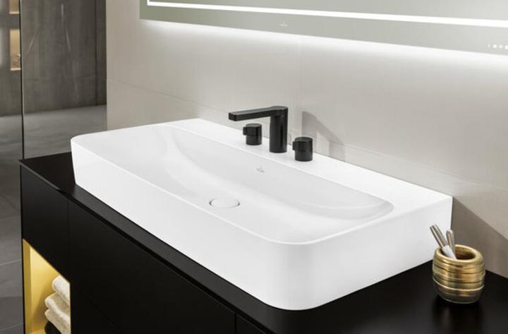 Image du produit Villeroy & Boch Lavabo Finion 416884 800x470mm, trop-plein encastré, 1 trou pour robinet (470 mm, 800 mm)