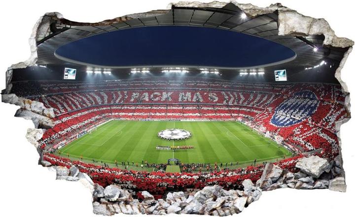 Produktbild FC Bayern München 3D FCB Stadion Pack Ma's (80 x 49 cm)