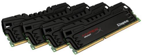 Produktbild HyperX Beast (4 x 4GB, 1600 MHz, DDR3-RAM, DIMM)