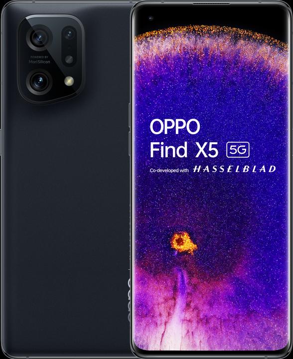 OPPO Find X5 (256 GB, Black, 6.55", Dual SIM, 50 Mpx, 5G)