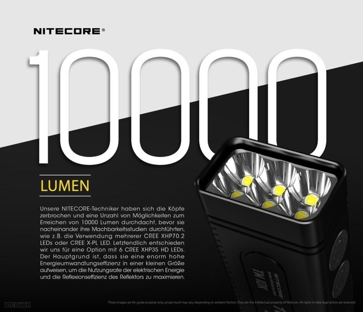 Actual product image Nitecore TM10K (10.99 cm, 10000 lm)