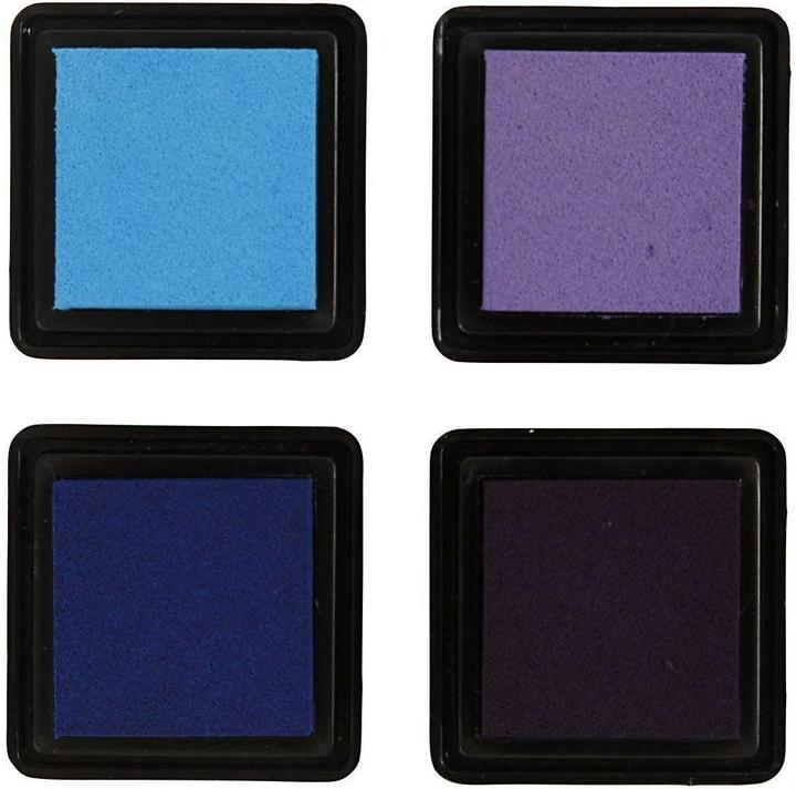Image du produit Creativ Company Tampon encreur Ink Pad bleu, violet