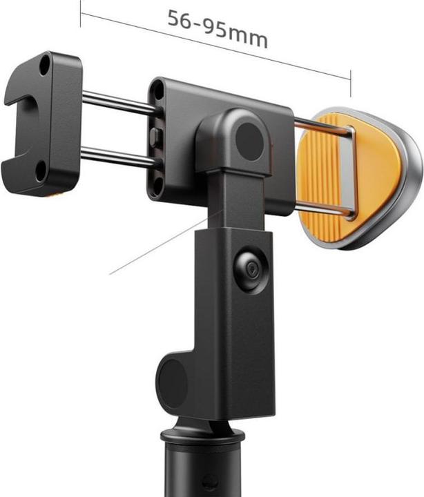 Produktbild Tech-Protect L08S Bluetooth selfie stick with remote control, tripod up to 141cm - black