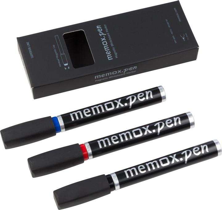 Memox Pen Magnetic (Blau, Rot, Schwarz)