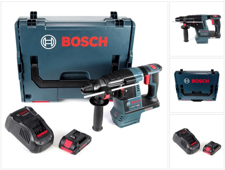 Bosch Professional Bosch GBH 18V-26 Akku Bohrhammer 18V 2,6J SDS plus Brushless + 1x ProCORE Akku 4,0Ah + Ladegerät + L (Akkubetrieb)